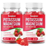 Saajoor Potassium Magnesium Gummies bottle front view