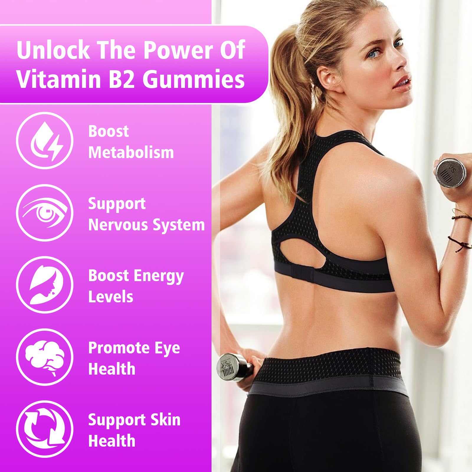 Saajoor Vitamin B2 Gummies nutritional information