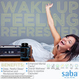 Saba Night Bliss Natural Sleep Aid capsules close-up