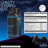 Saba Night Bliss Natural Sleep Aid packaging side view