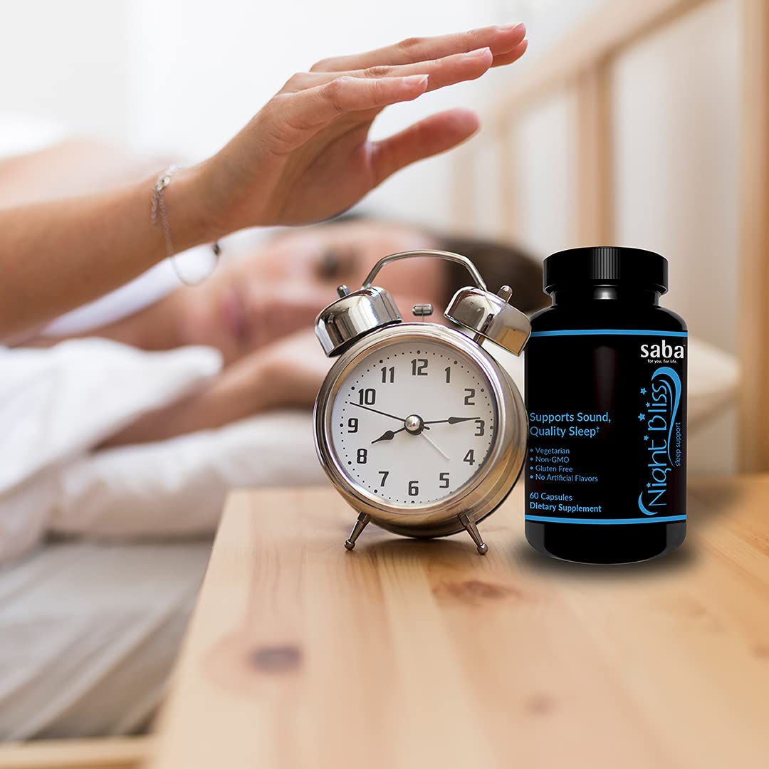 Saba Night Bliss Natural Sleep Aid product details