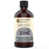 Sacred Eats Zinc Liquid 259g bottle side view