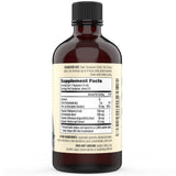 Sacred Eats Zinc Liquid 259g with ingredients displayed