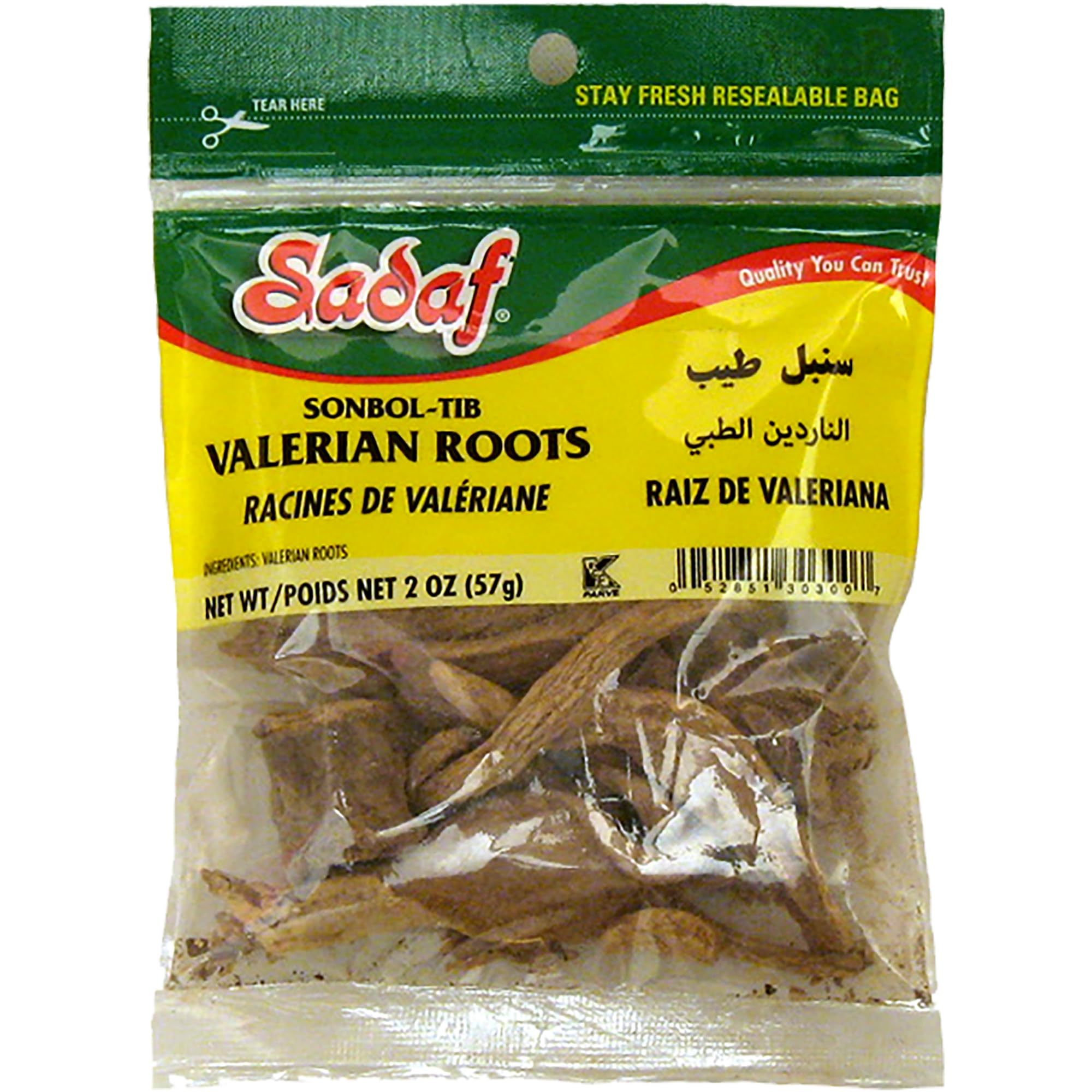 Sadaf Valerian Root 59g front view packaging