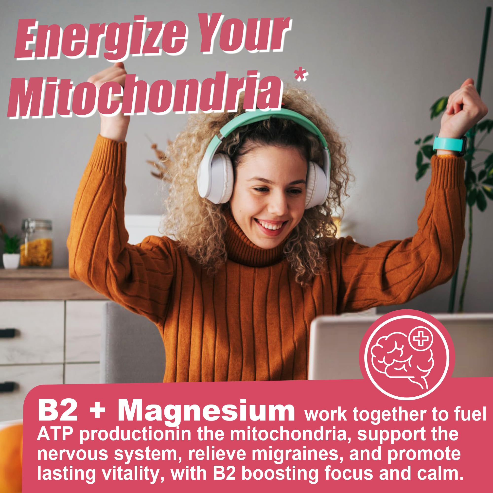 Safgumjel Vitamin B2 Gummies with magnesium and CoQ10