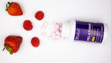 Safrel Melatonin Sleep Supplements on a wooden table