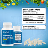 Safrel Potassium Supplement packaging dimensions