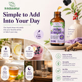 Sagllkli Liposomal Ashwagandha Liquid Drops 60ml with dosage instructions