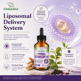Sagllkli Liposomal Ashwagandha Liquid Drops 60ml with probiotic blend