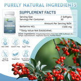 Sahha Liposomal Berberine 168g capsules in a hand