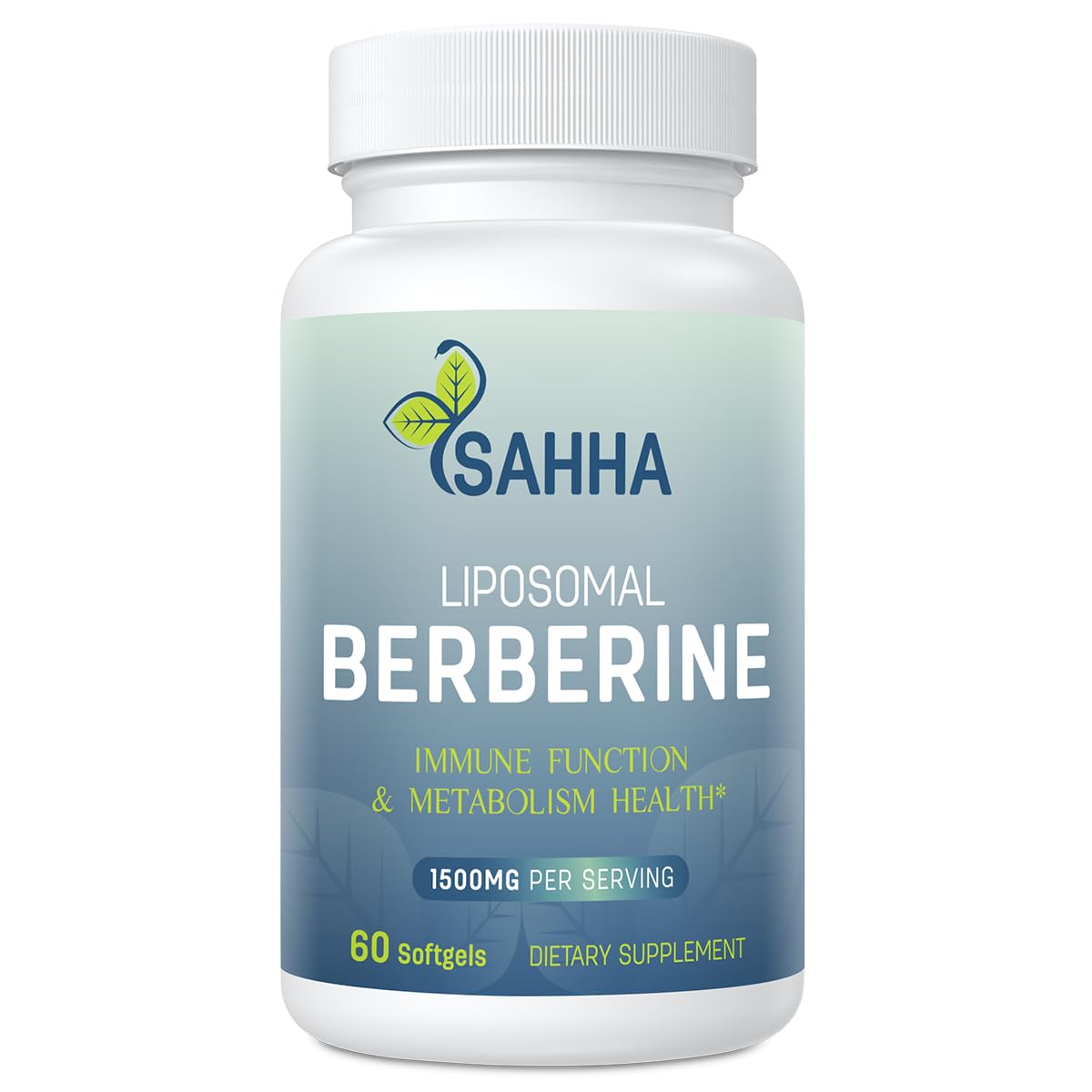 Sahha Liposomal Berberine 91g bottle front view