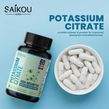 SAIKOU HERBS Potassium Citrate 800mg capsules close-up