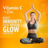 SAINEBIO Vitamin C Effervescent Tablets in a glass