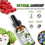 SAIYUVIT Soursop Bitters Liquid Drops 5000mg dropper close-up