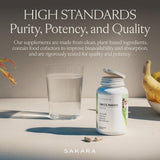SAKARA Complete Probiotic Formula capsules in a natural setting