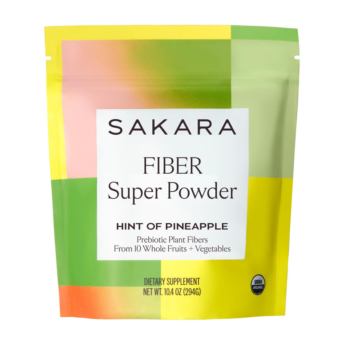 SAKARA Fiber Super Powder front view with packaging
