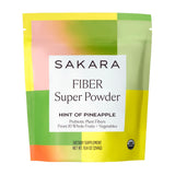 SAKARA Fiber Super Powder front view with packaging
