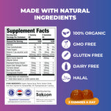 Sakoon Nutrition Black Seed Oil Gummies with honey and apple cider vinegar