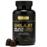 Sakoon Nutrition Himalayan Shilajit Gummies front view packaging