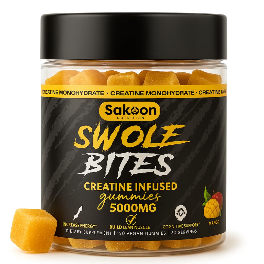 Sakoon Nutrition Maximum Strength Creatine Gummies front view