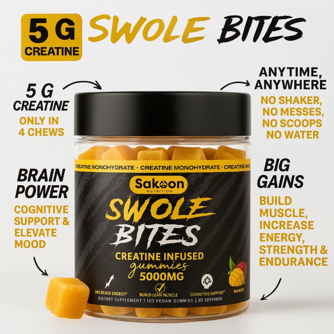 Sakoon Nutrition Maximum Strength Creatine Gummies packaging