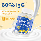 Sakpwer Colostrum Gummies with vanilla flavour description