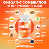 Sakpwer Omega-3 & Omega-7 ingredients list