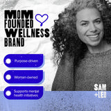 SAM+LEO Sleep Gummies in a bowl for easy access