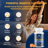 Samarogen Kava Kava Supplement side view with softgels