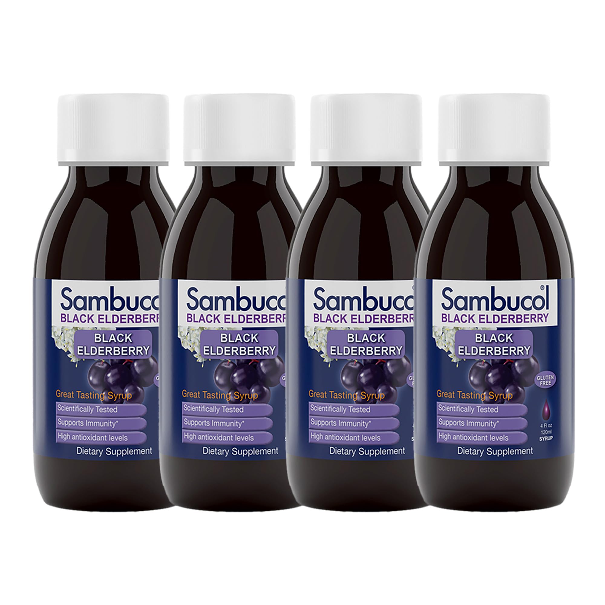 Sambucol Black Elderberry Syrup 780g front view