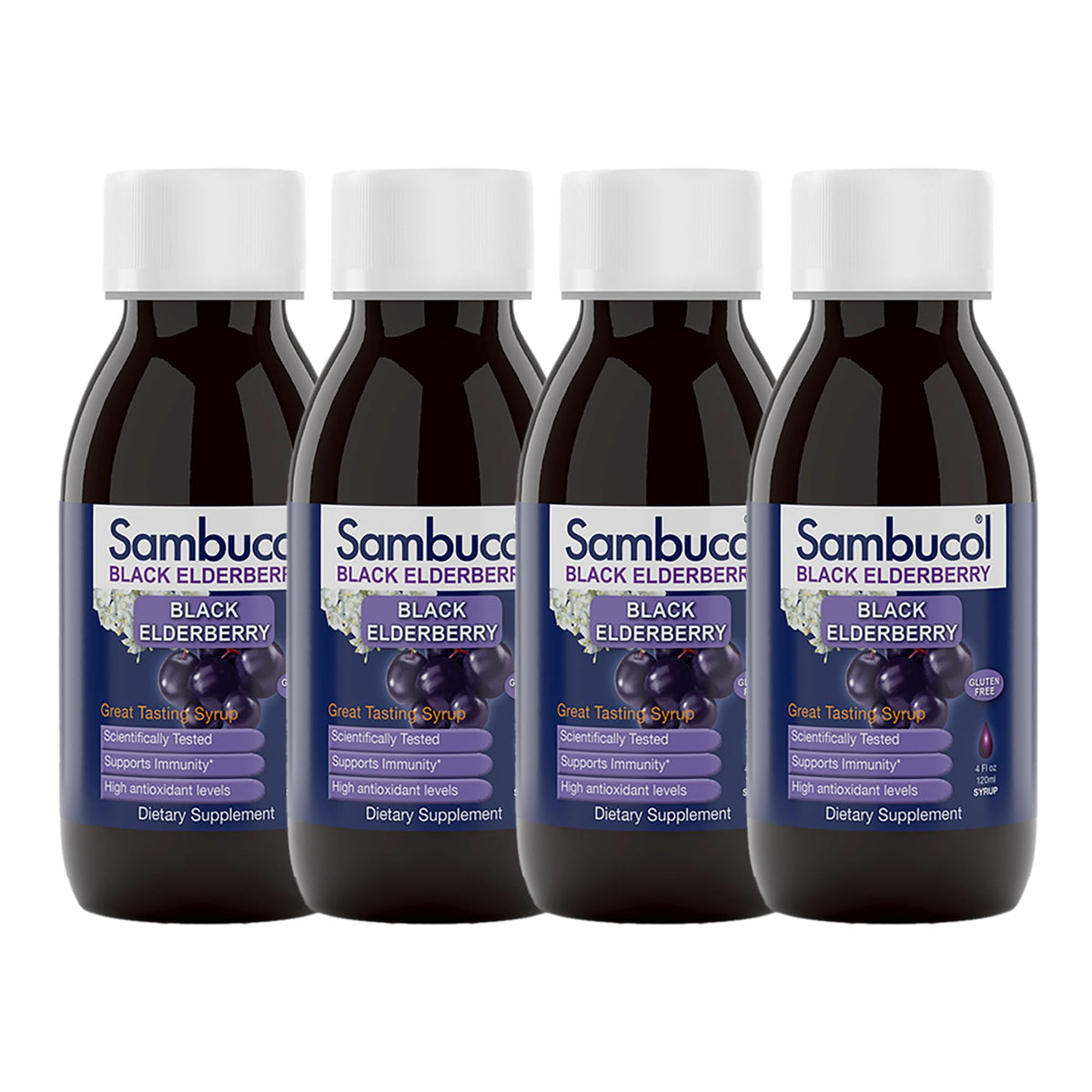 Sambucol Black Elderberry Syrup 780g front view