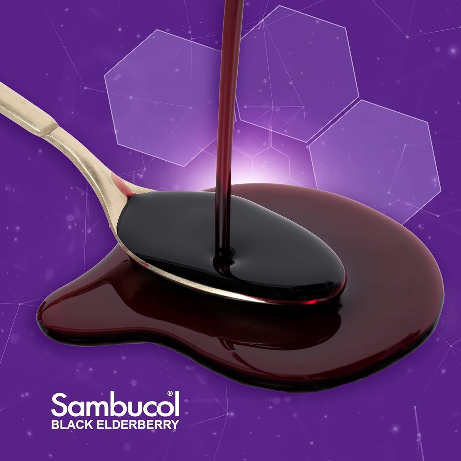 Sambucol Black Elderberry Syrup packaging details