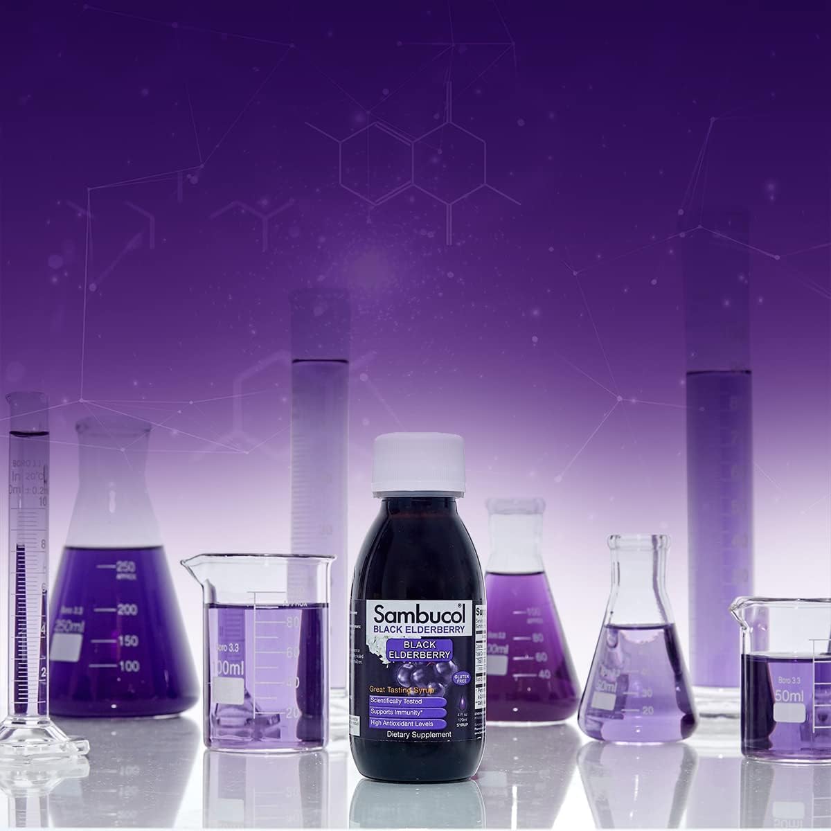 Sambucol Black Elderberry Syrup serving suggestion