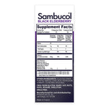 Sambucol Kids Black Elderberry Syrup 113g ingredients list