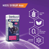 Sambucol Kids Black Elderberry Syrup 113g side view