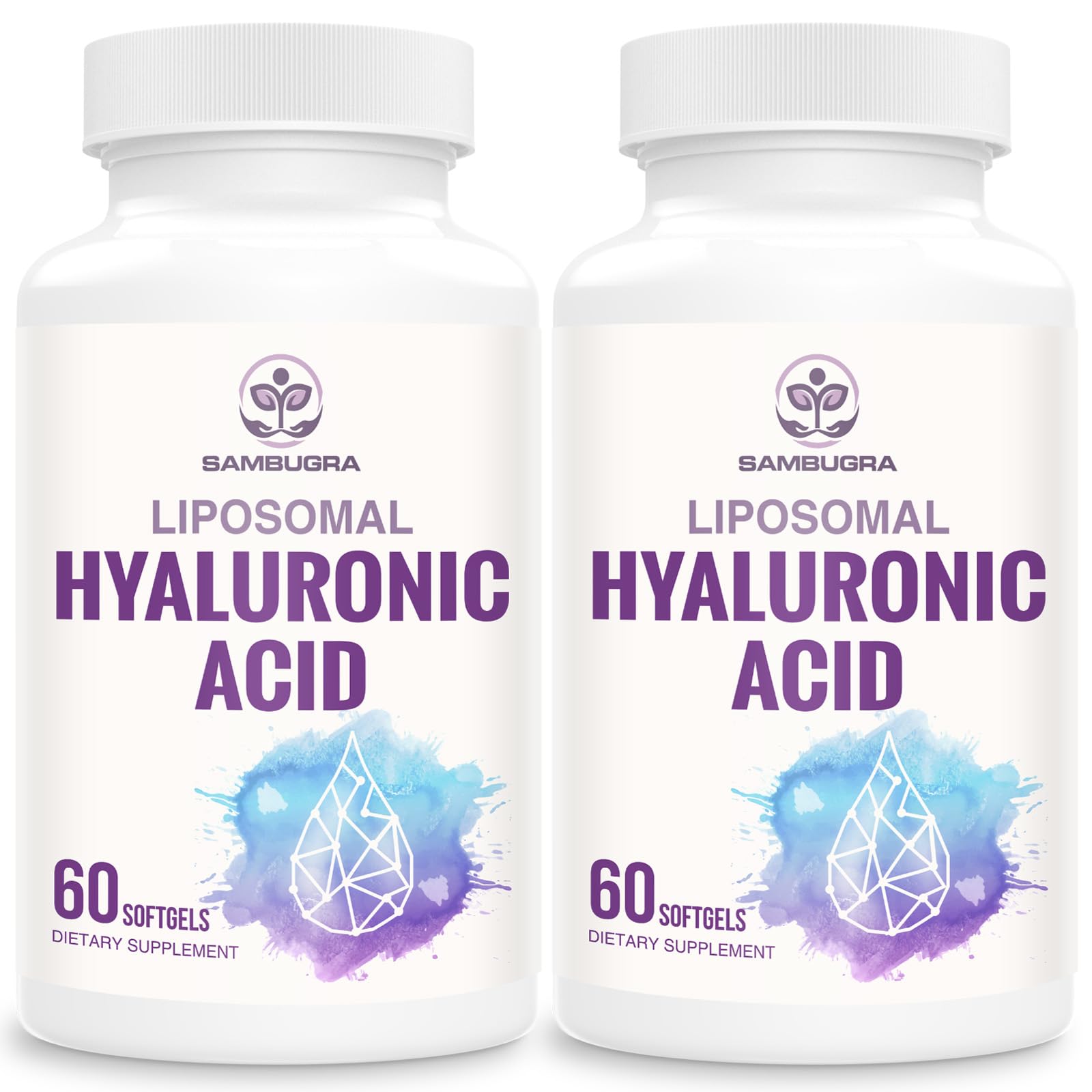 Sambugra Liposomal Hyaluronic Acid Capsules bottle front view