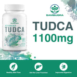 Sambugra TUDCA Supplement capsules on a surface