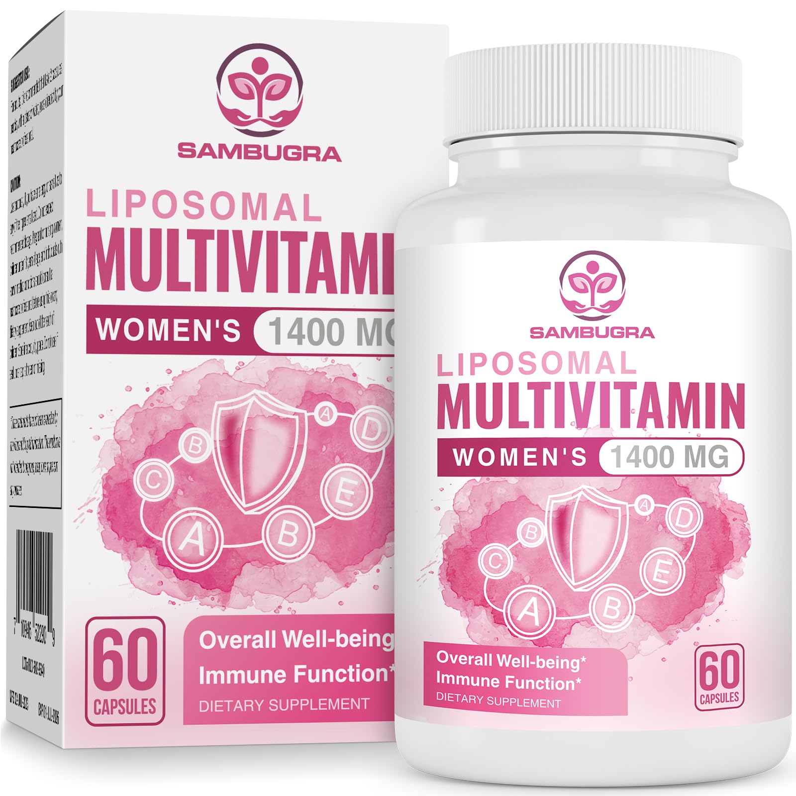 Sambugra Women's Multivitamins 1400mg bottle front view