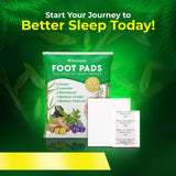 Samsali Foot Pads 120-Pack with ingredients list