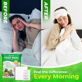 Samsali Foot Pads in lifestyle setting with feet
