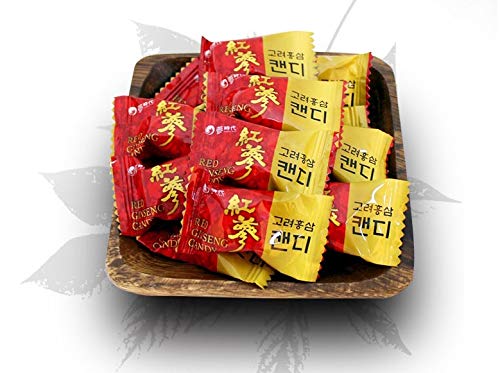 SAMSIDAE Korean Red Ginseng Candy displayed in a bowl