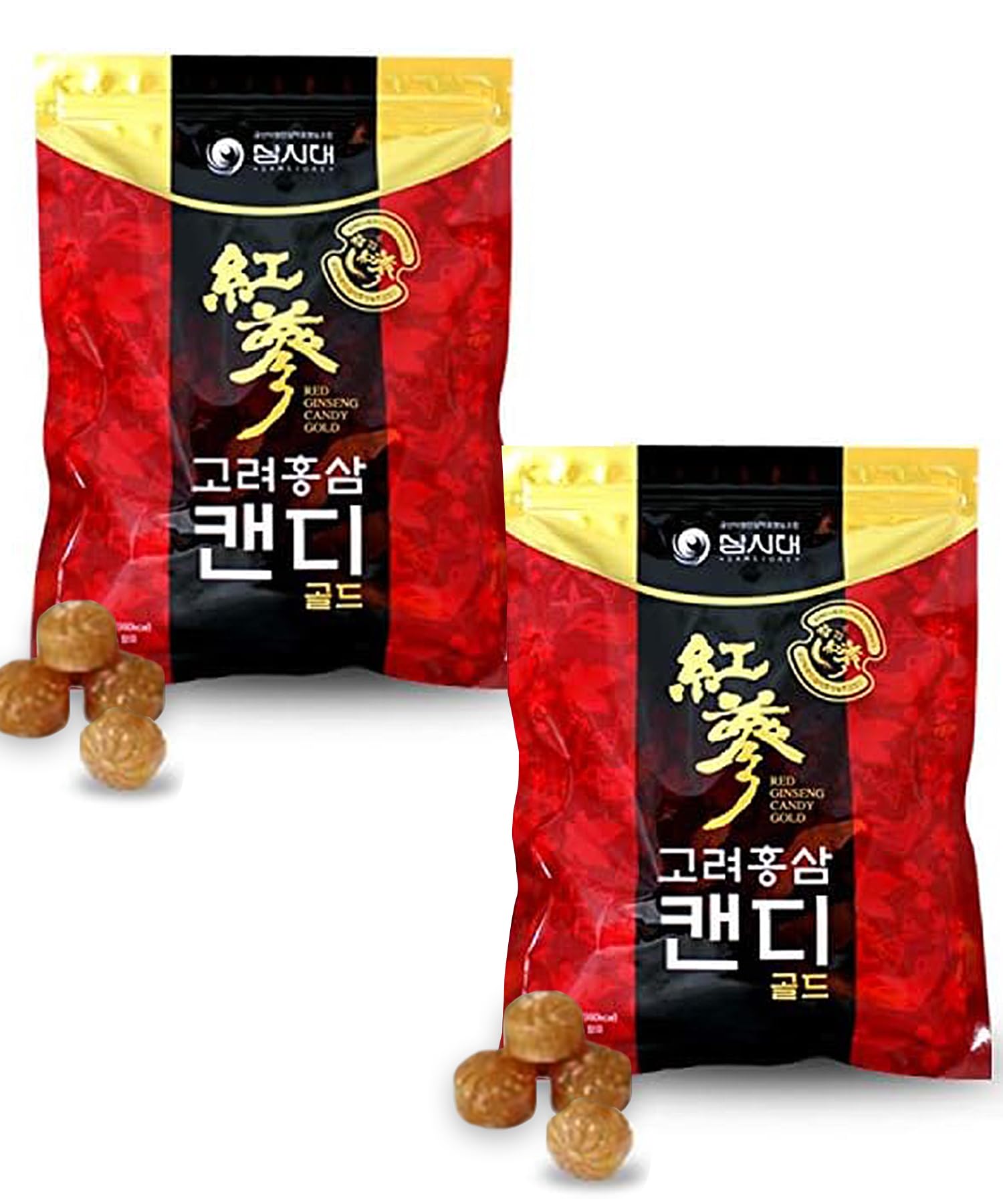 SAMSIDAE Korean Red Ginseng Candy packaging front view