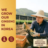 SAMSIDAE Korean Red Ginseng & Ginger Supplement serving suggestion