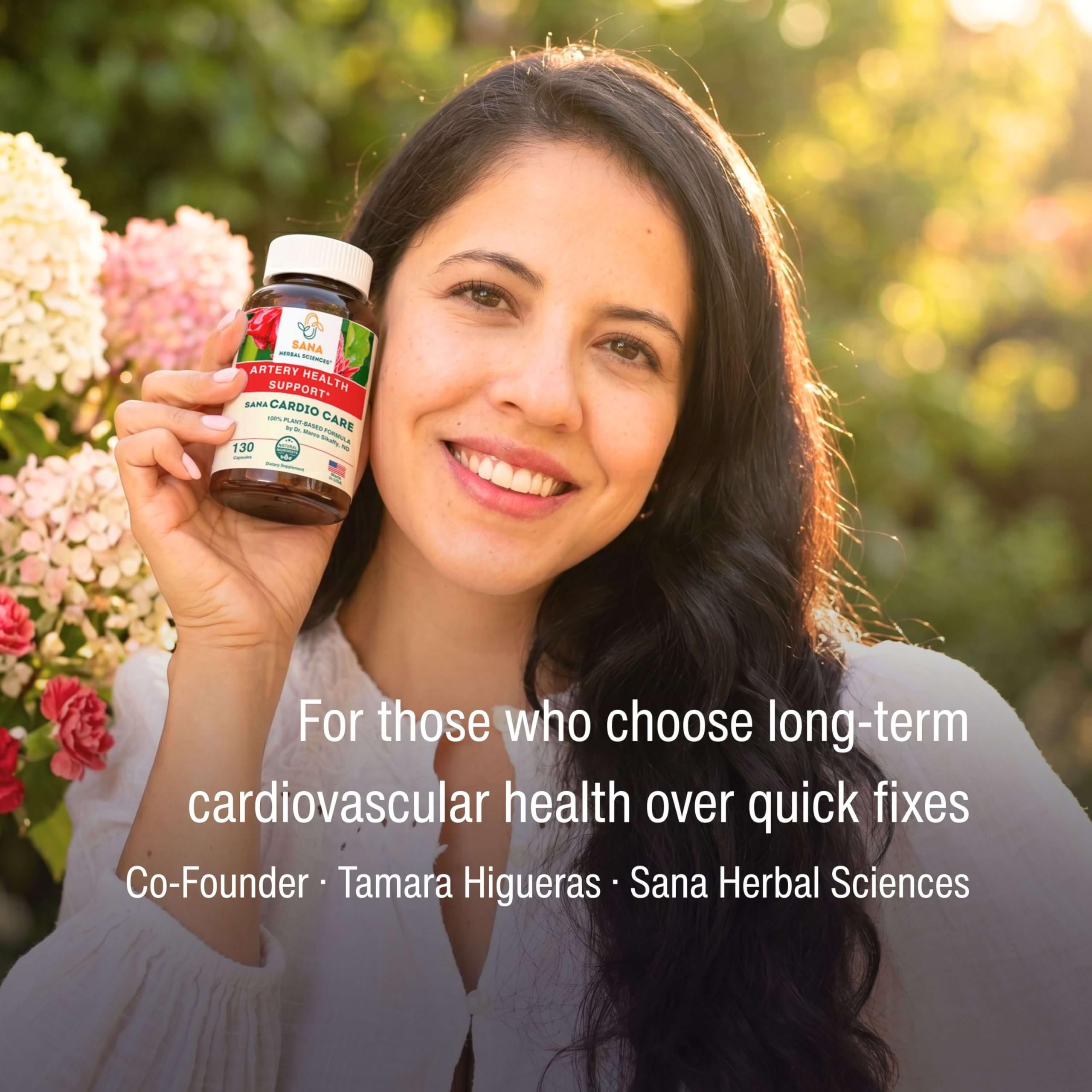 Sana Herbal Sciences Hawthorn Berry Supplement with fresh hawthorn berries