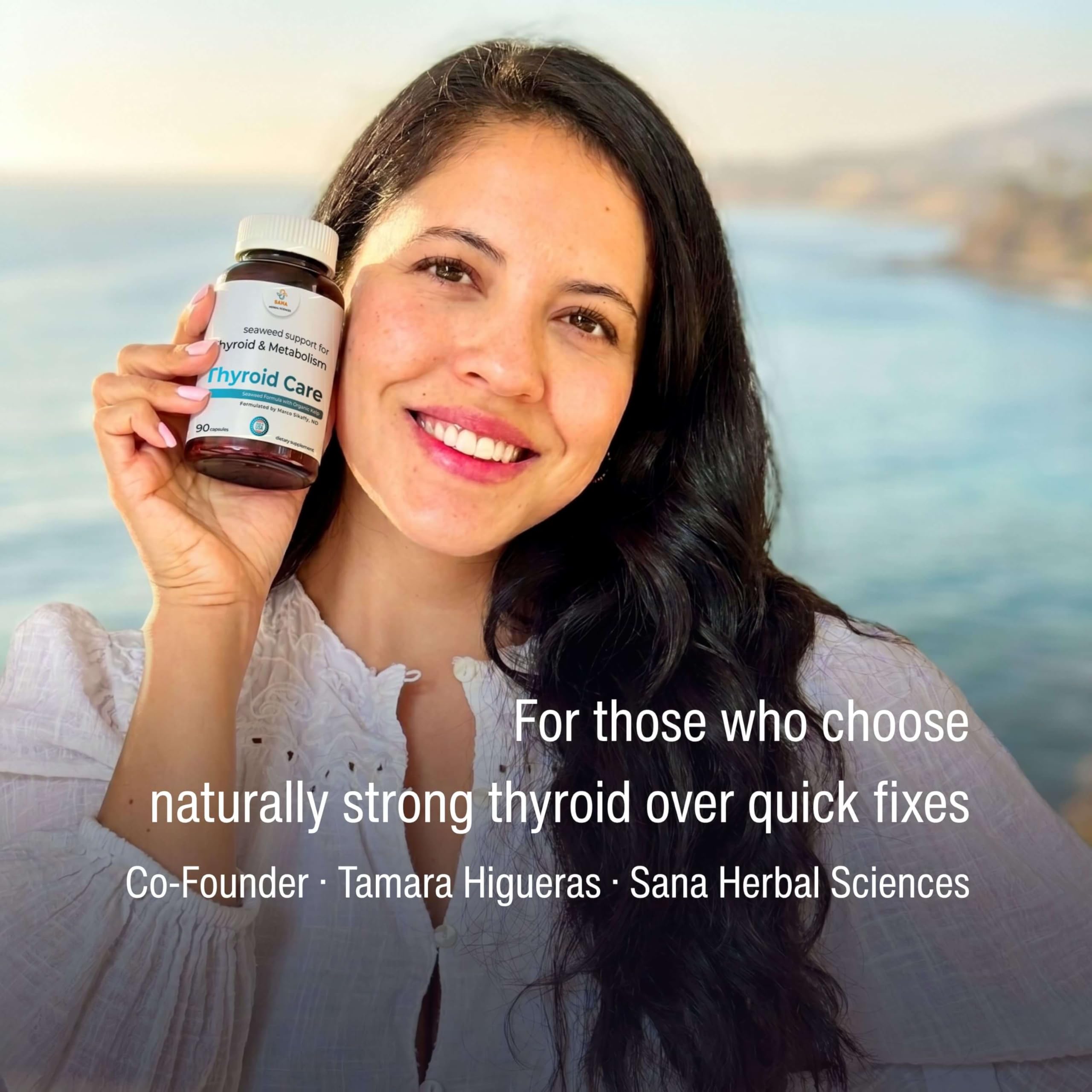 Sana Herbal Sciences Thyroid Care product details on display