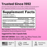 Sanar Naturals Collagen Pills capsules on a wooden surface