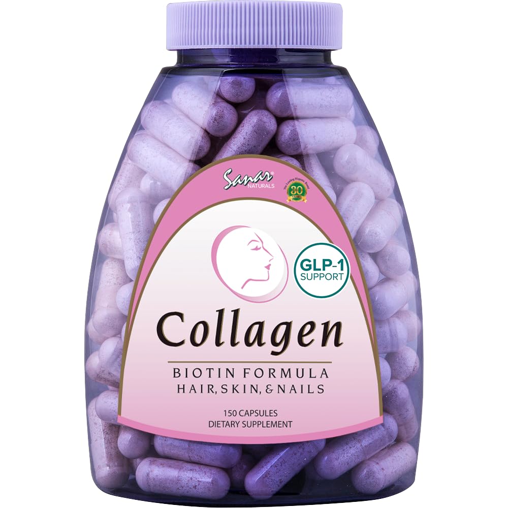 Sanar Naturals Collagen Pills front view with packaging