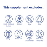 Sanar Naturals Magnesium Glycinate capsules in a hand