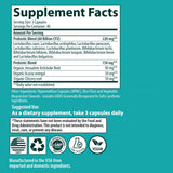 Sanar Naturals Probiotics 60 Billion CFU bottle with dosage