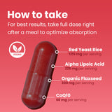 Sanar Naturals Red Yeast Rice with CoQ10 bottle with label